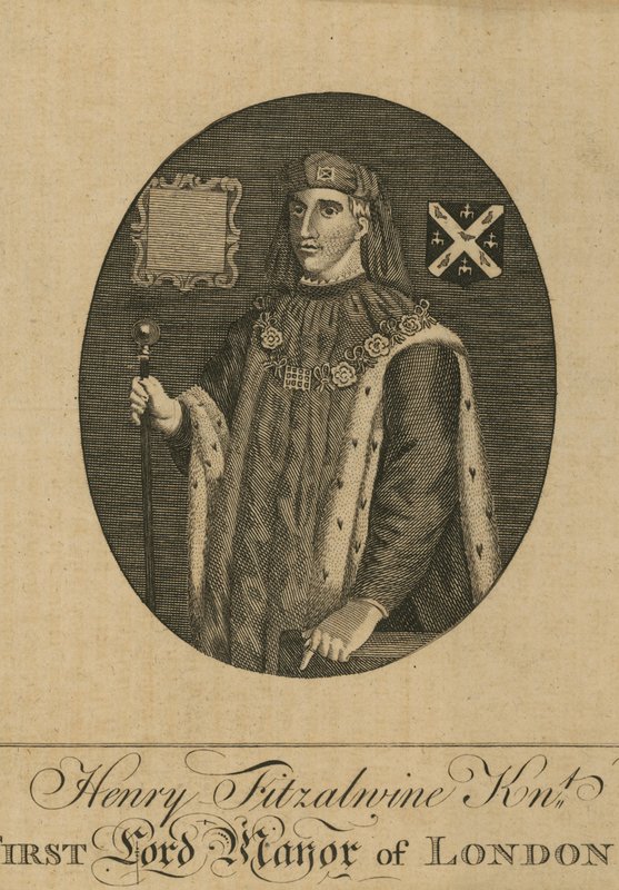 Henry Fitzalwine, London első főpolgármestere alkotó: English School