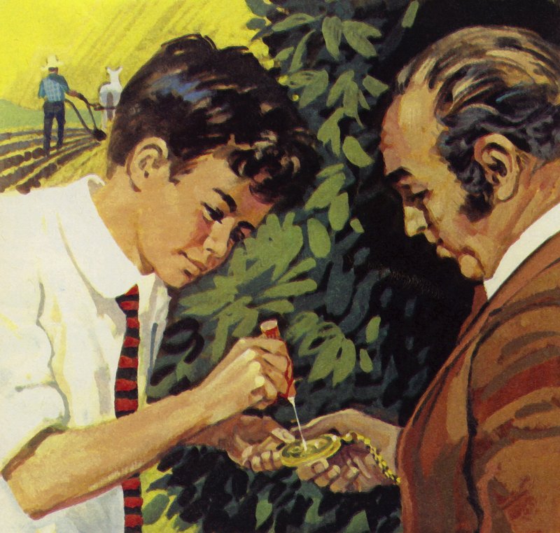 Henry Ford örömmel javította a szomszédok óráit alkotó: English School