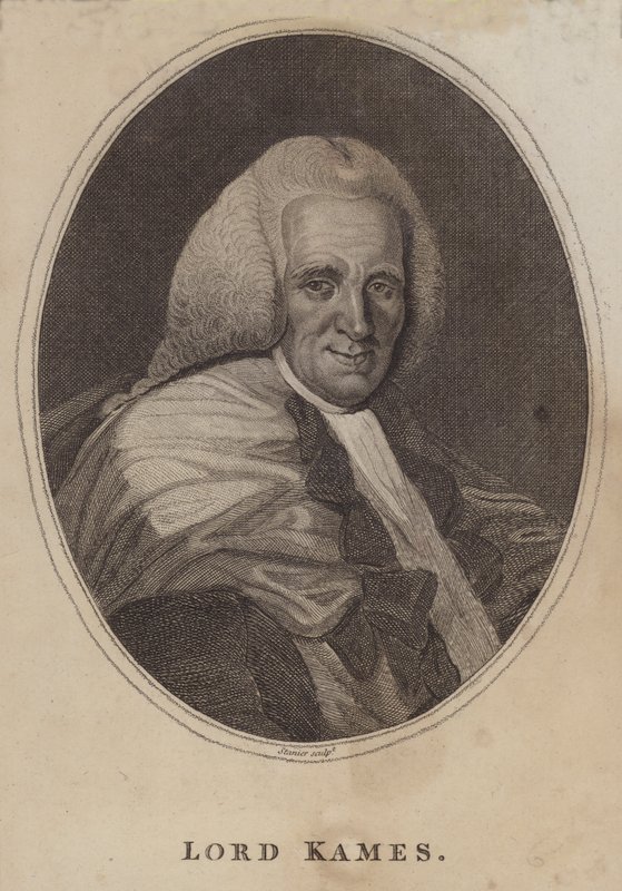 Henry Home, Lord Kames, skót ügyvéd, bíró, filozófus és jogtörténész (metszet) alkotó: English School