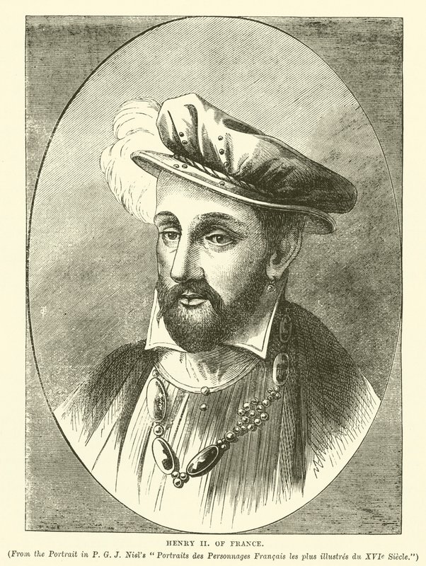 II. Henrik francia (metszet) alkotó: English School