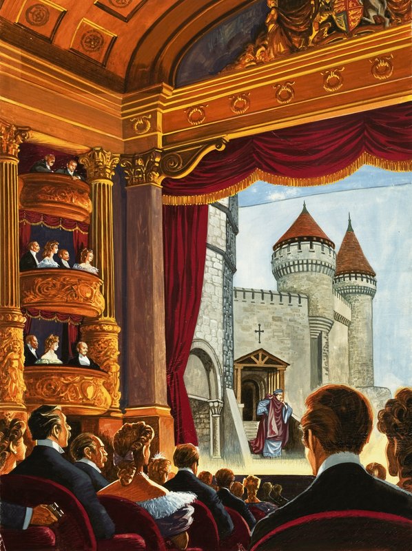 Henry Irving mint Thomas a Becket alkotó: English School