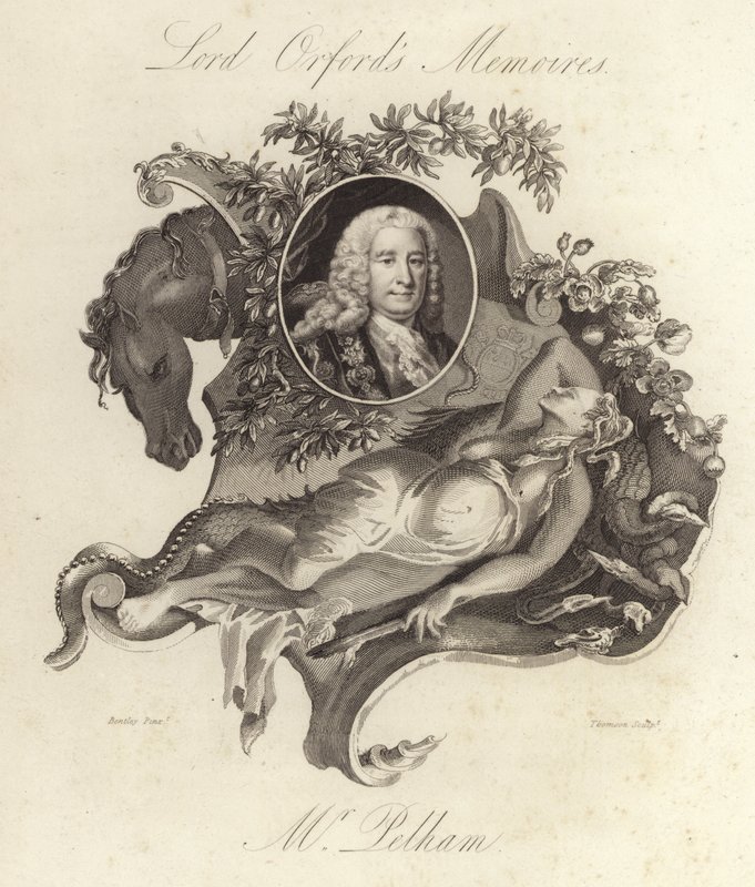 Henry Pelham, brit whig politikus és miniszterelnök (metszet) alkotó: English School