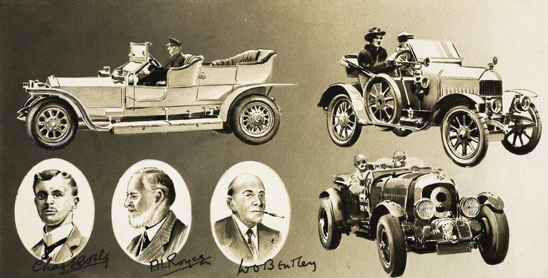 Henry Royce, Charles Rolls, W. O. Bentley -- a gépkocsik három úttörője alkotó: English School
