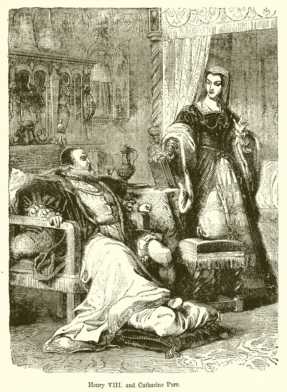 Henrik VIII. és Catherine Parr alkotó: English School