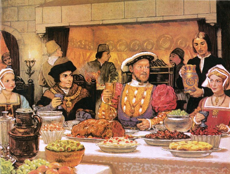 VIII. Henrik Sir Thomas More-rel a jobbján alkotó: English School