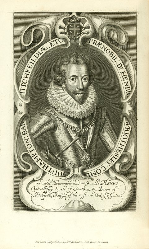 Henry Wriothsley, Southampton grófja alkotó: English School