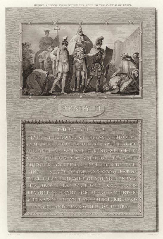 Henry és Lewis vezényli a pápát Torci kastélyába alkotó: English School