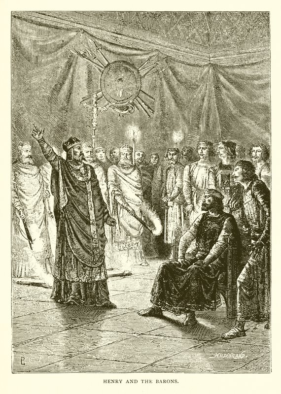 Henrik és a bárók alkotó: English School