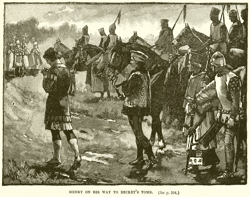 Henry úton a Beckets sírhoz alkotó: English School