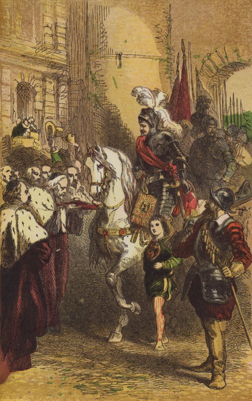 Negyedik Henrik belép a fővárosába alkotó: English School