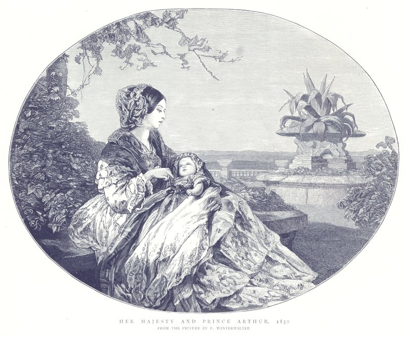 Őfelsége és Arthur herceg, 1850 alkotó: English School