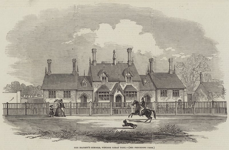 Őfelsége iskolái, Windsor Great Park (metszet) alkotó: English School