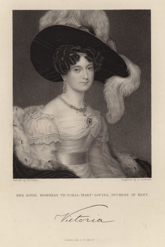 Ő Királyi Fensége Victoria Mary Louisa alkotó: English School