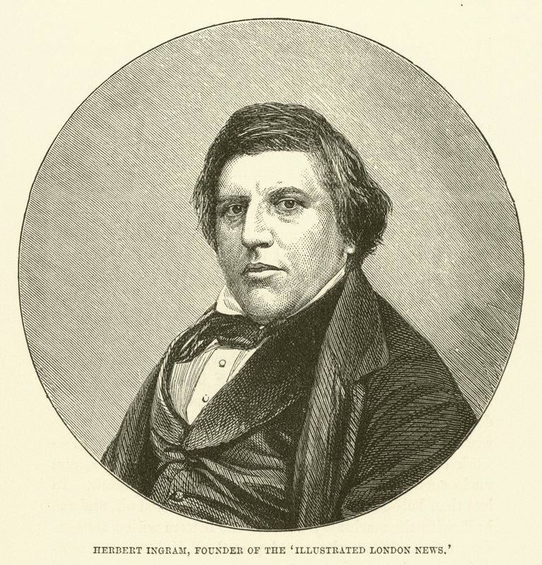 Herbert Ingram, az Illustrated London News alapítója (metszet) alkotó: English School