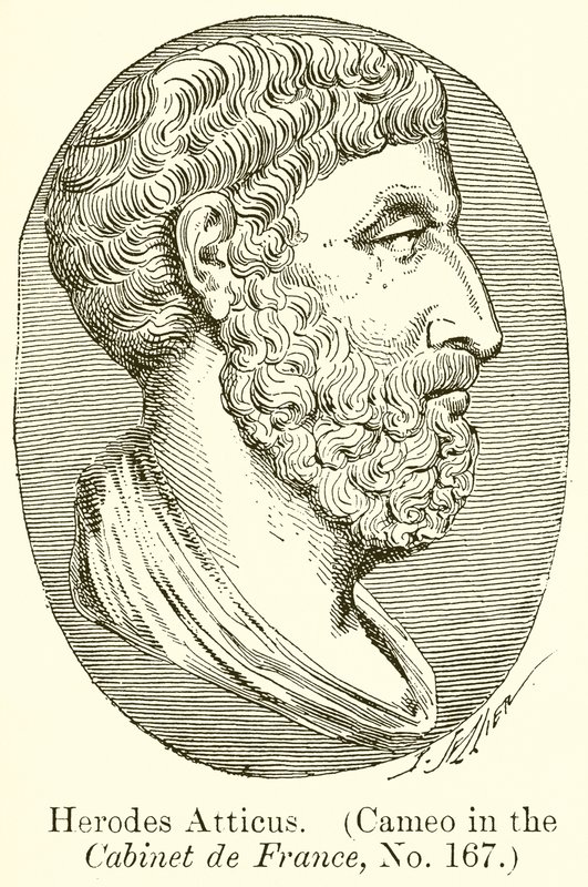 Herodes Atticus. (Cameo in the Cabinet de France, 167. sz.) alkotó: English School