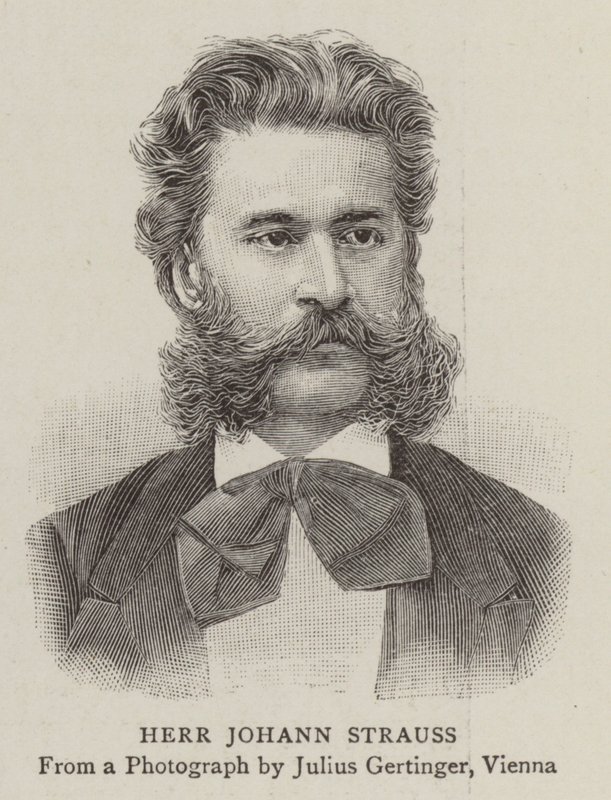 Herr Johann Strauss (metszet) alkotó: English School