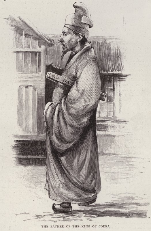 Heungseon Daewongun, Gojong koreai király apja (litho) alkotó: English School