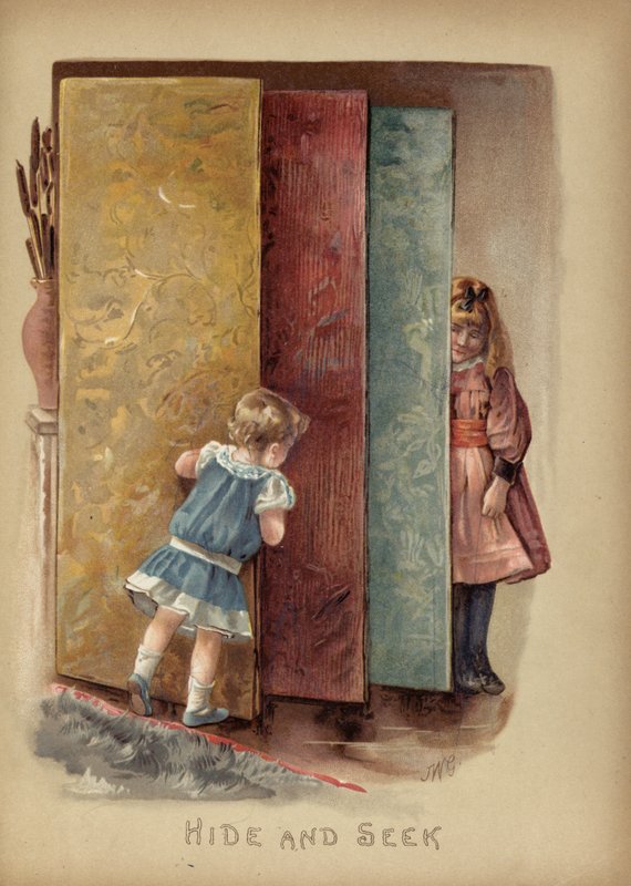 Bújócska (chromolitho) alkotó: English School