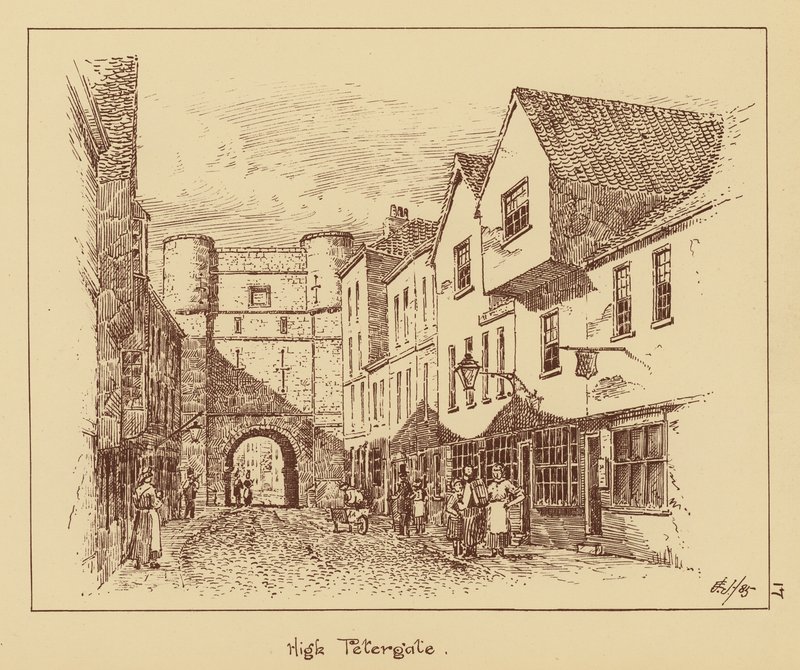 High Petergate (litográfia) alkotó: English School