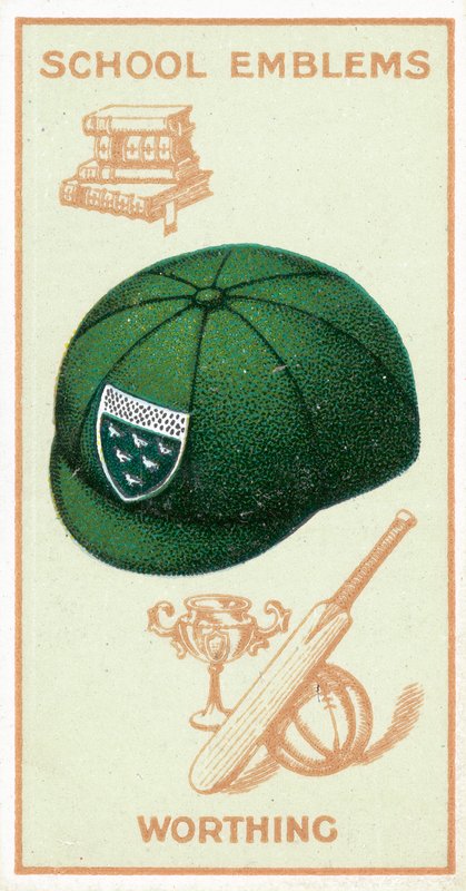 Középiskola fiúknak, Worthing, Sussex (színes litho) alkotó: English School