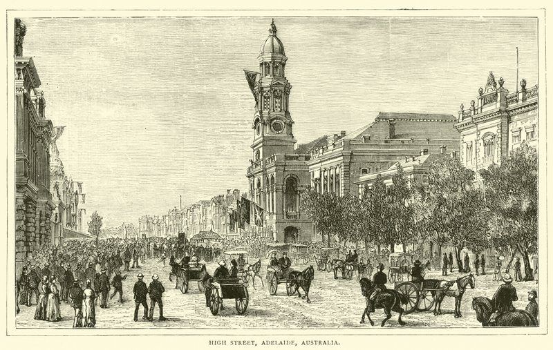 High Street, Adelaide, Ausztrália alkotó: English School