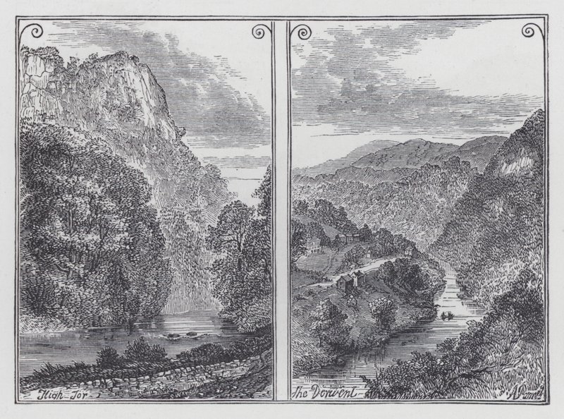 High Tor, The Derwent (metszet) alkotó: English School
