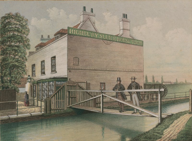 Highbury Sluice House Tavern, Islington, London alkotó: English School