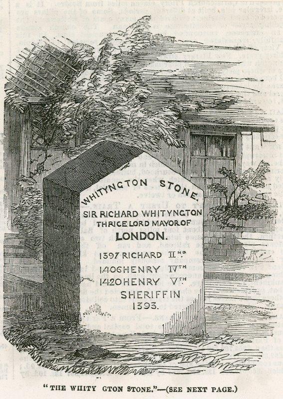 Highgate Hill, Whittington Stone alkotó: English School