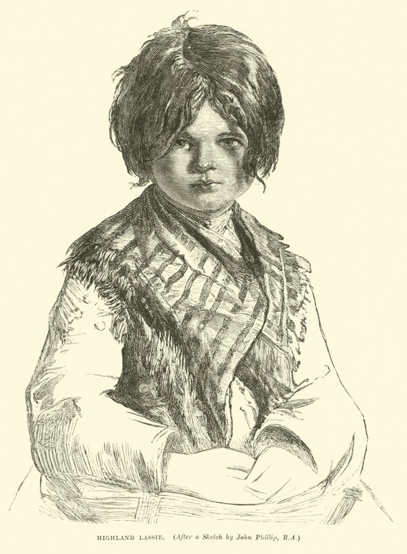 Highland Lassie alkotó: English School