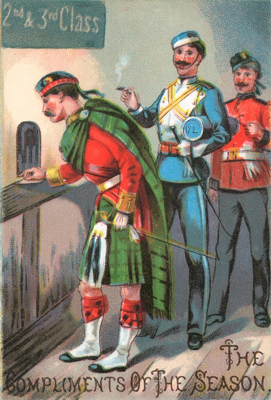 Highlander Military, karácsonyi üdvözlőlap alkotó: English School