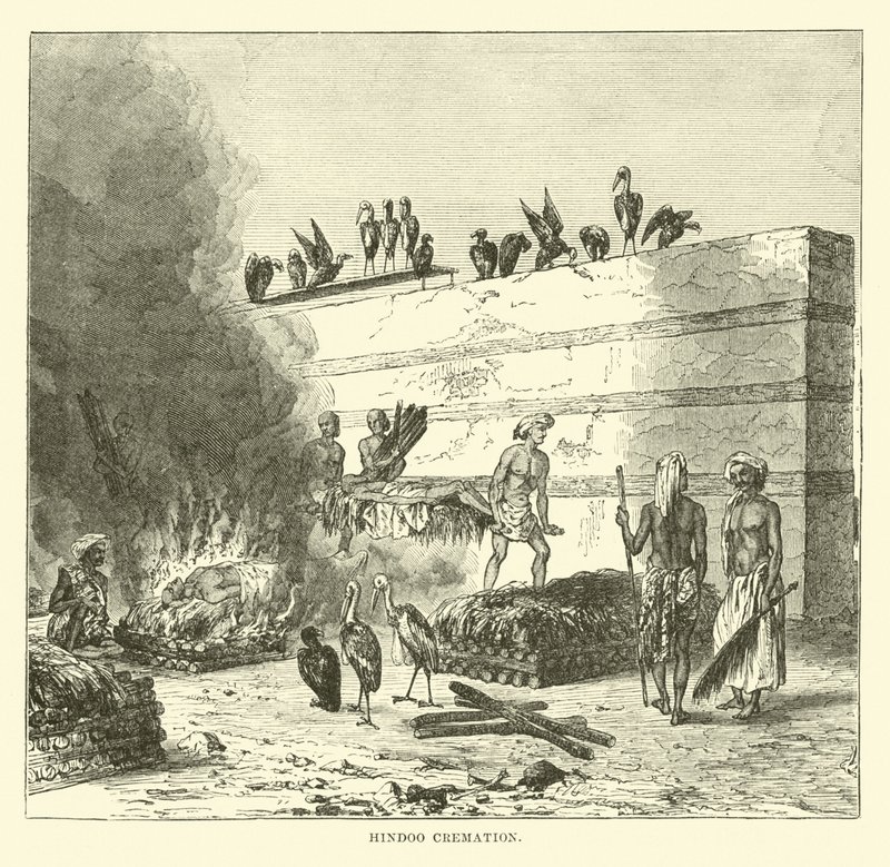 Hindoo hamvasztás alkotó: English School