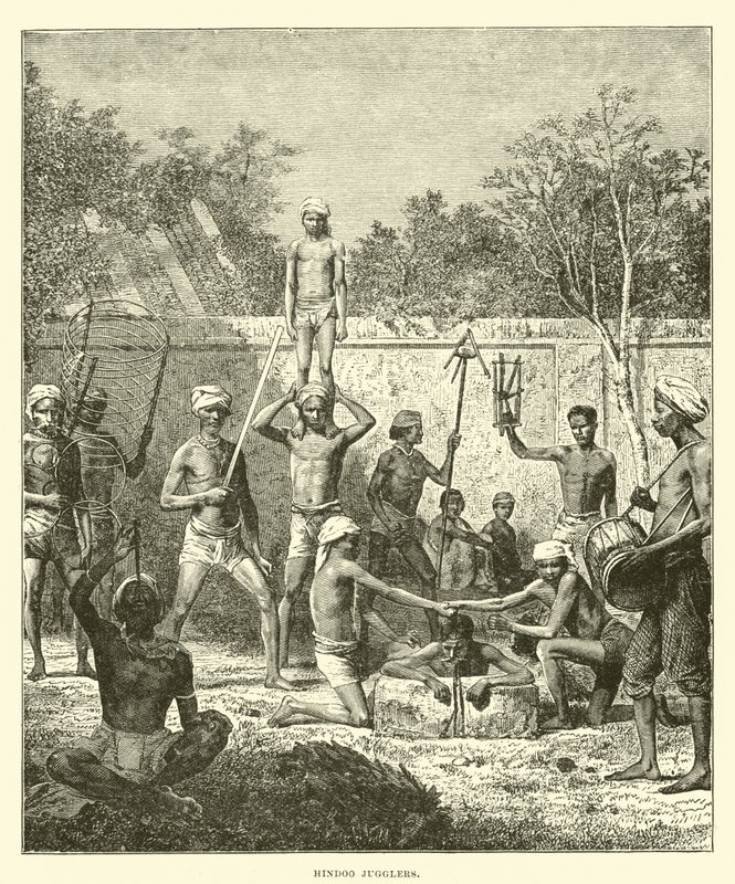 Hindu zsonglőrök alkotó: English School