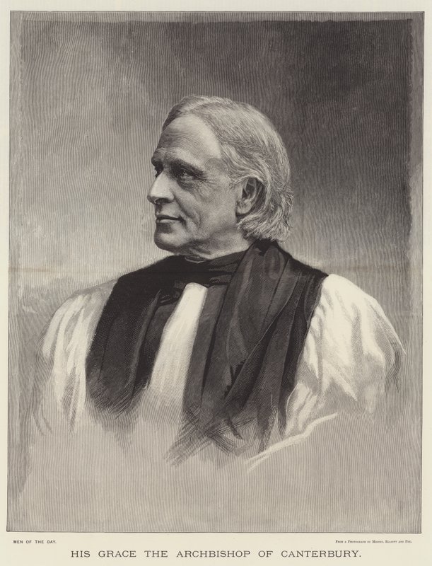 Ő kegyelme, Canterbury érseke (metszet) alkotó: English School