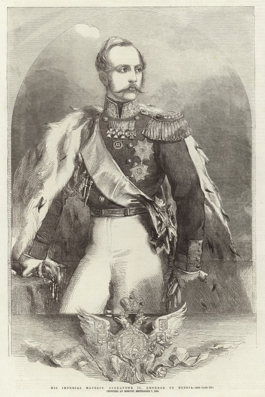 Ő császári felsége, II. Sándor alkotó: English School