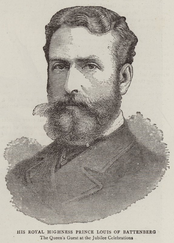 Lajos battenbergi herceg (metszet) alkotó: English School