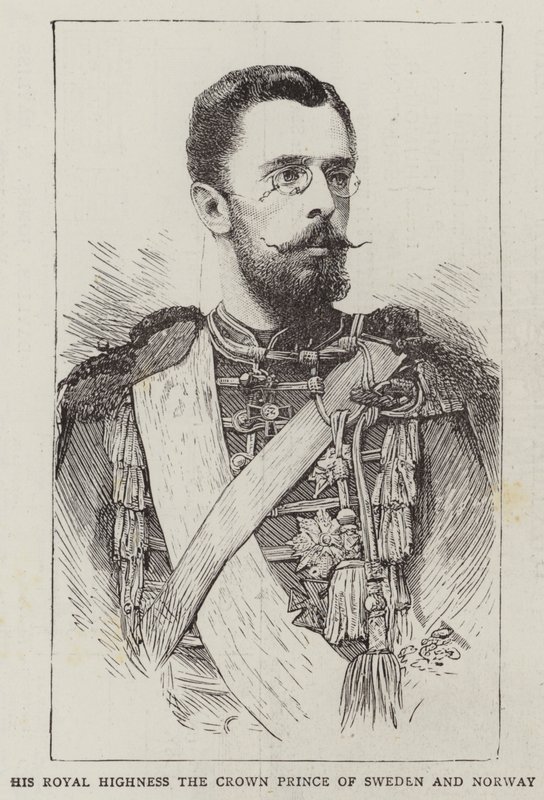 Őfelsége, Svédország és Norvégia koronahercege (metszet) alkotó: English School