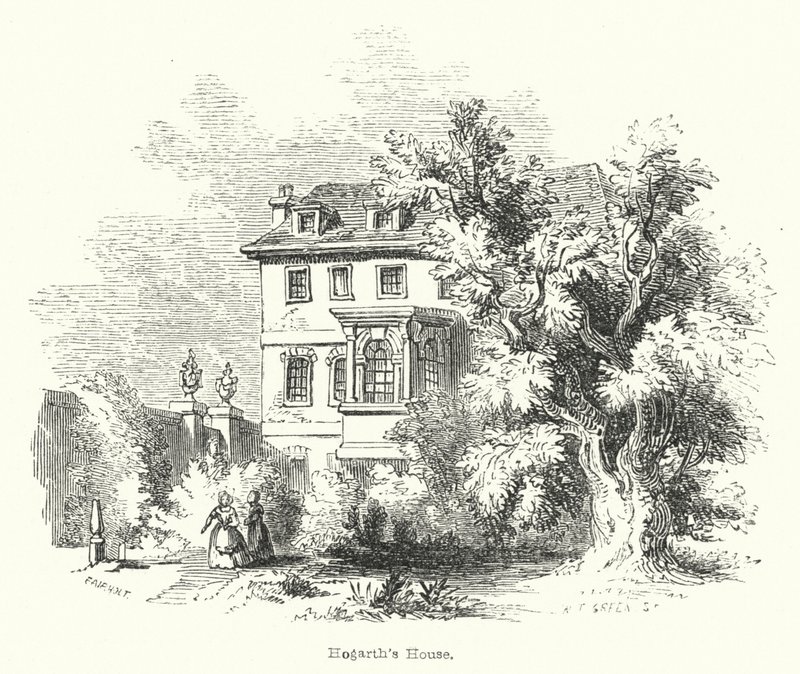 Hogarth háza (metszet) alkotó: English School