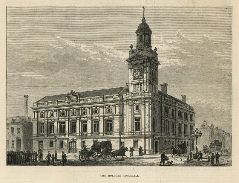 Holborn Városháza, London alkotó: English School