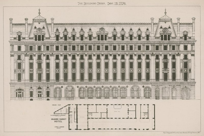 Holborn Viaduct Hotel, London alkotó: English School