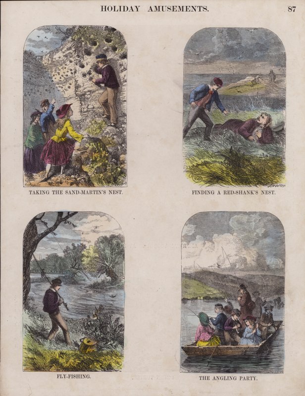 Ünnepi mulatságok (színes metszet) alkotó: English School