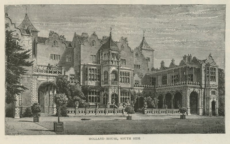 Holland ház, déli oldal alkotó: English School