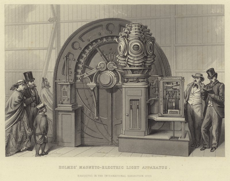 Holmes elektromágneses fénykészülék alkotó: English School