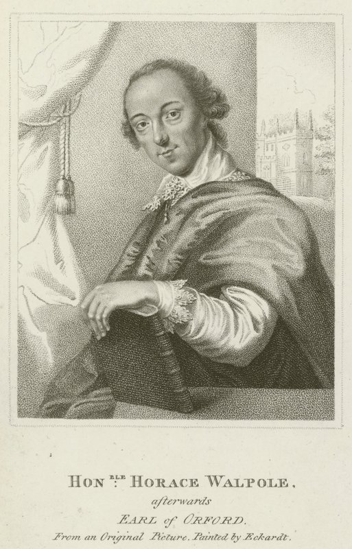 Tisztelt Horace Walpole, utána Orford grófja (metszet) alkotó: English School
