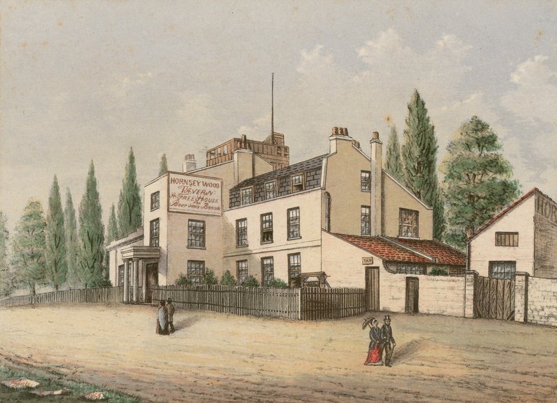 Hornsey Wood House Tavern, London alkotó: English School