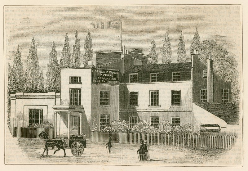 Hornsey Wood House Tavern, London alkotó: English School