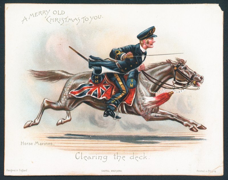 Horse Marines karácsonyi üdvözlőlap alkotó: English School