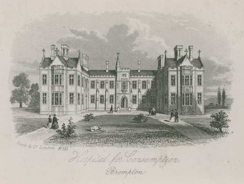 Fogyasztási Kórház, Brompton alkotó: English School