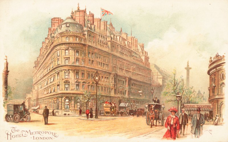 Hotel Metropole a Whitehall Place-en alkotó: English School