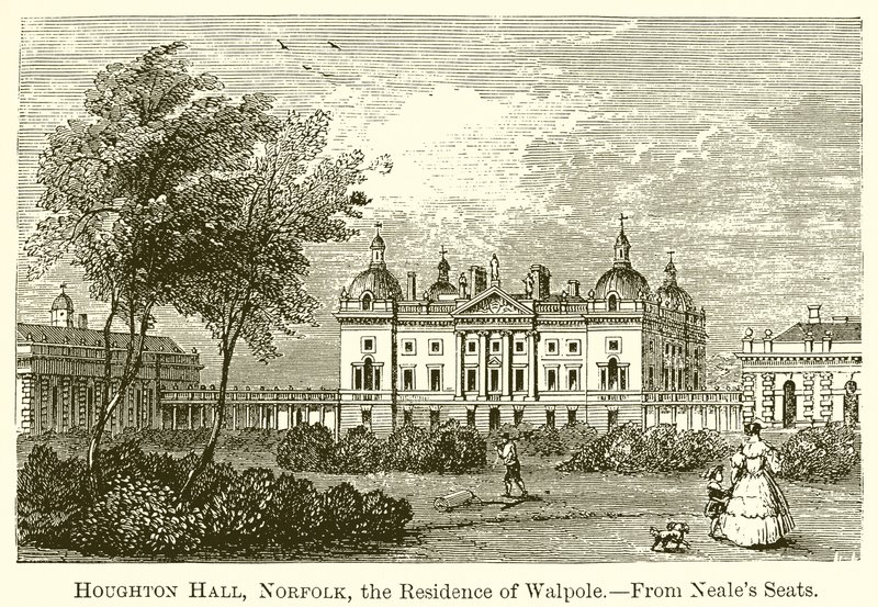 Houghton Hall, Norfolk, Walpole rezidenciája alkotó: English School