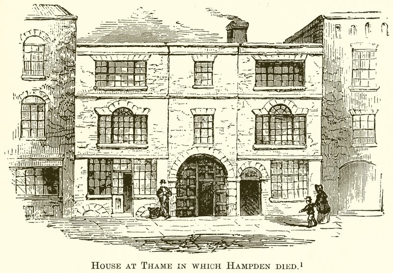 Thame-i ház, amelyben Hampden meghalt alkotó: English School
